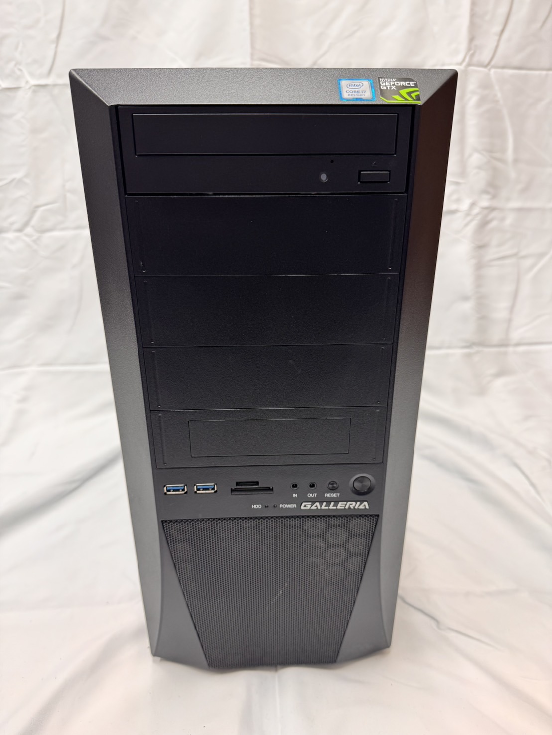 【中古】GALLERIA Intel Core i7-8700/DDR4 16GB/SSD 500GB/GeForce GTX 1660Ti/Windows 11 Home（保証1ヶ月間）